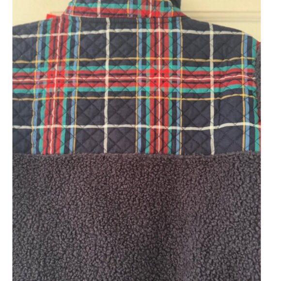 Vera Bradley Teddy Fleece Pullover Tartan Plaid - Picture 7 of 9